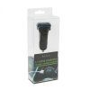 Adaptér do autozapalovače s dvojitým USB portem – černý