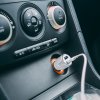 Adaptér do autozapalovače - 2 x USB - 2,4 A - bílý