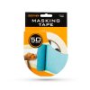 Maskovací páska – s lepidlem na vodní bázi – 50 m x 24 mm – bílá