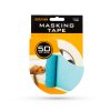 Maskovací páska – s lepidlem na vodní bázi – 50 m x 36 mm – bílá
