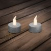 LED čajová svíčka DÁRKOVÉ BATERIE 2 ks / blister