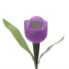 LED solární lampa ve tvaru tulipánu 30 cm
