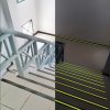 Protiskluzová lepicí páska – 5 m x 50 mm – fosforeskující / černá