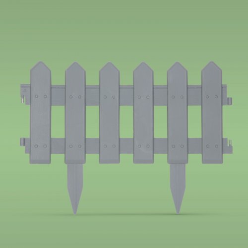 Okraj záhonu / plot 40 x 30 cm - šedý