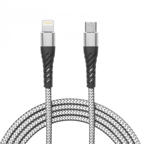 Datový kabel – iPhone Lightning – Type-C šedý – 1 m
