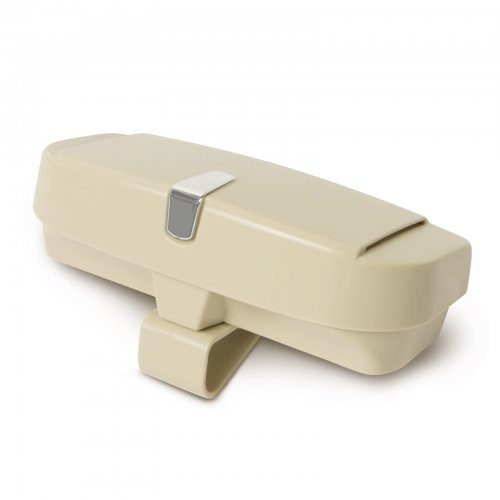 Držák na brýle a karty s klipem do auta - Béžová