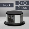 Skrytá prodlužovačka - 3 zásuvky + USB-A + Type-C - Černá