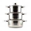 Perfect Home Star 6dílná sada nerezových hrnců se skleněnou poklicí 14721