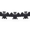 Halloweenská papírová girlanda - netopýr - 3 m