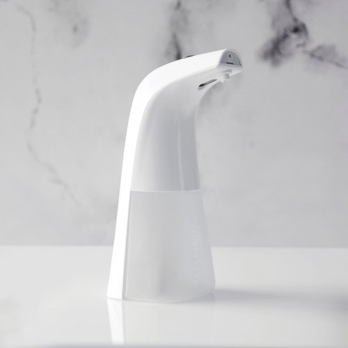 Automatický dávkovač mýdla - 250 ml - volně stojící / zavěsitelný na stěnu - USB + baterie