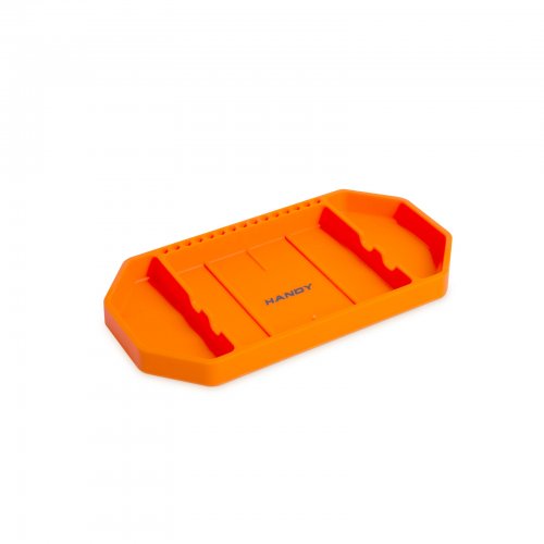 Gumová podložka na nářadí s úložnými přihrádkami – držák bitů – 27,5 x 14,5 x 2,5 cm