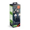 LED solární lampa - 12 ks mini hub - teplá bílá - 28,5 cm x 4 m