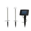 LED solární lampa - 12 ks mini hub - teplá bílá - 28,5 cm x 4 m
