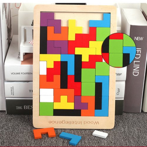 Dřevěné puzzle, Dřevěný Tetris