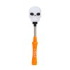 Halloweenská LED lampa – lebka na pružině – na baterie