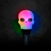 Halloweenská LED lampa – lebka – na baterie