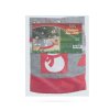 Ubrus pod vánoční stromek – 97 cm – polyester – červená / šedá