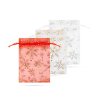 Dárková taška z organzy – 3 druhy – 10 x 15 cm