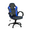 Gamer stolička s lakťovou opierkou - modrá - 71 x 53 cm / 53 x 52