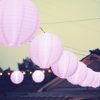 LED lampion – 1 LED – růžová – 2 x AAA
