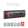 Přehrávač "Rapid" - 1 DIN - 4 x 50 W - BT - MP3 - AUX - SD - USB