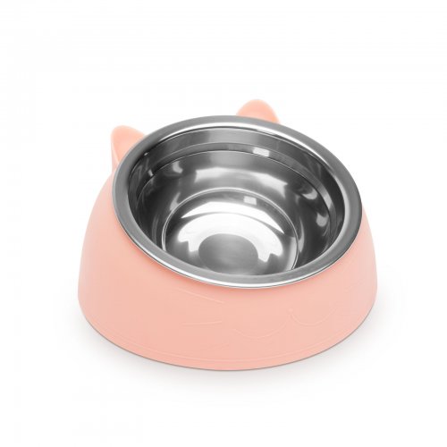 Miska pro kočky - 165 x 100 mm - růžová