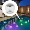 Solární osvětlení do bazénu – RGB LED – 10 cm