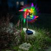 Zahradní solární lampa – heřmánek – 10 teplých bílých LED – 80 cm