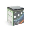 LED solární lampa – zapichovací – koule, studená bílá – Ø10 cm