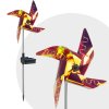 Zahradní solární lampa – heřmánek – 10 teplých bílých LED – 80 cm