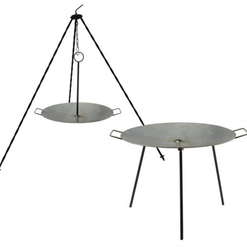 Dvoufunkční grilovací kotouč, železný 50 cm
