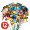 Zápichová dekorační motýl - více druhů - 29 cm - plast