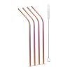 Sada brček z nerezové oceli – titanová duha – 215 x 6 mm – 5 kusů