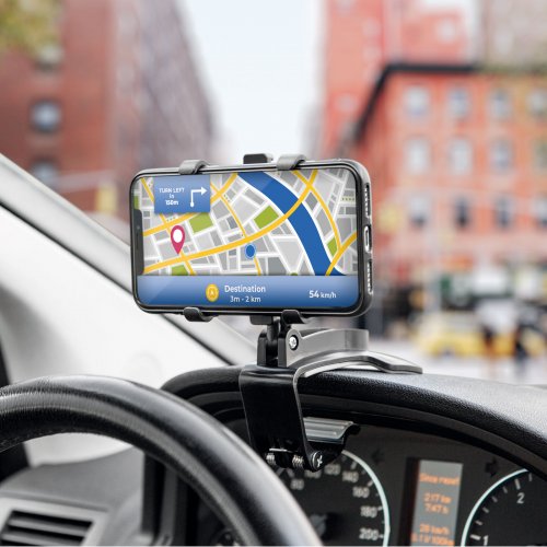 Držák na telefon – připevnitelný na palubní desku