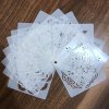 Šablona mandala, kreslící šablona-36 ks