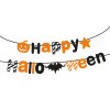 Halloweenská papírová girlanda – „Happy Halloween“ – 3,5 m