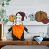 Halloweenský skandinávský skřítek - 34 cm - oranžový