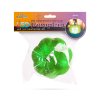 Halloweenská RGB LED dekorace – pěnová dýně – zelená – 11 cm