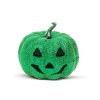 Halloweenská RGB LED dekorace – pěnová dýně – zelená – 11 cm