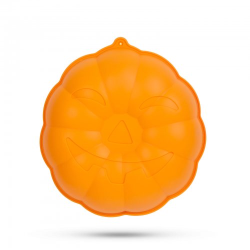 Silikonová forma na pečení – halloweenská dýně – 24,5 x 25 x 5 cm