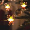 LED světelný řetěz - bonbón - 2,2 m - 20 LED - teplá bílá - 2 x AA
