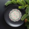 Vánoční papírová podložka pod talíř - 26,5 cm - 10 ks / balení