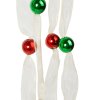 Vánoční girlanda z organzy – 2,7 m – 10 mm – vícebarevná