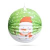 Vánoční lampion – vzor sněhuláka – 25 cm