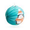 Vánoční lampion - vzor tučňáka - 25 cm