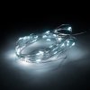 Světelný závěs – 100 ks studených bílých microLED – 3 x 1 m – 230V – s dálkovým ovladačem