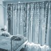 Světelný závěs – 100 ks LED – studená bílá – síťové – IP44 – 2,2 m – 8 programů