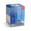 Světelný závěs – 100 ks LED – studená bílá – síťové – IP44 – 2,2 m – 8 programů