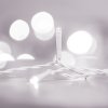 Světelný závěs – 200 ks LED – denní bílá – síťové – IP44 – 4,2 m – 8 programů