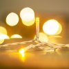 Světelný řetěz – 50 ks LED – teplá bílá – síťový – 5 m – 8 programů
